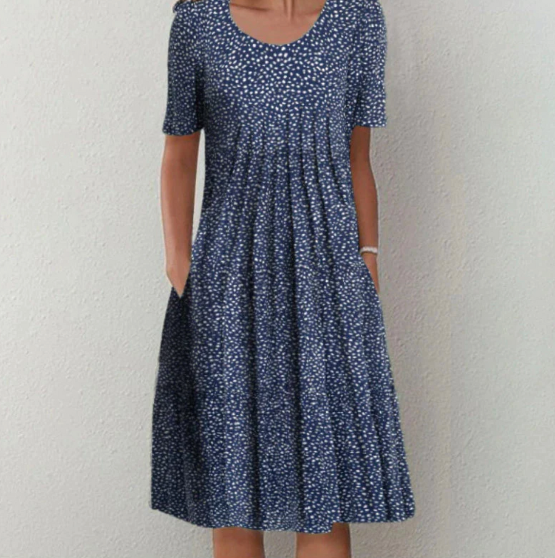 Ella | Women's Patterned Summer Dress | Midi