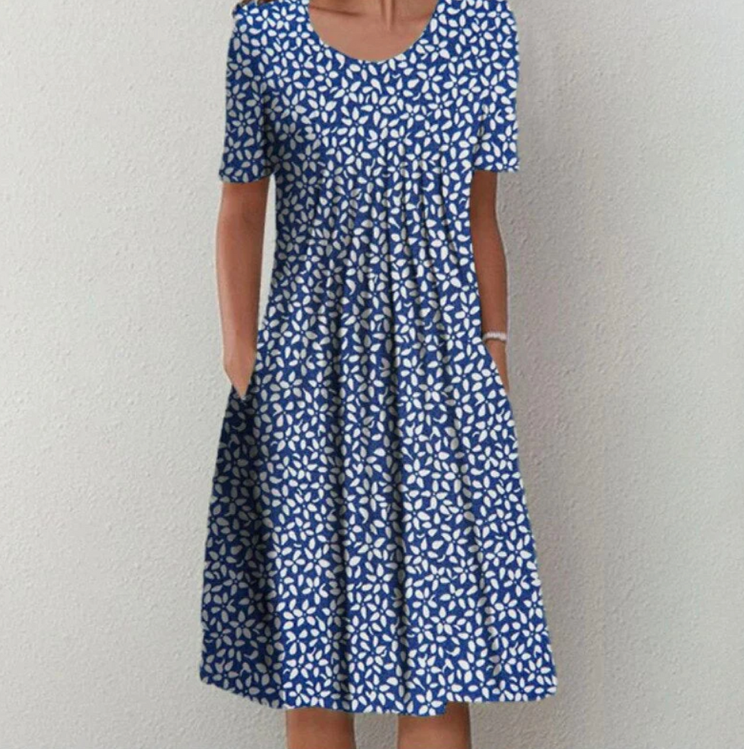 Ella | Women's Patterned Summer Dress | Midi