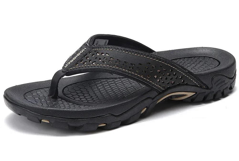Men's Athletic Flip Flops With Orthopedic Arch Support
