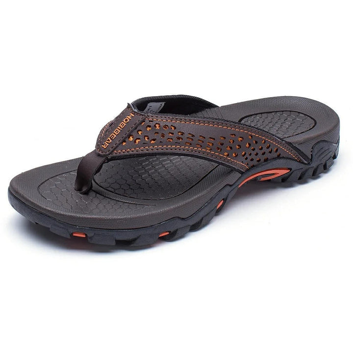 Men's Athletic Flip Flops With Orthopedic Arch Support