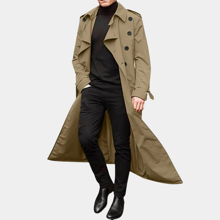 Stylish Waterproof Trench Coat for Men