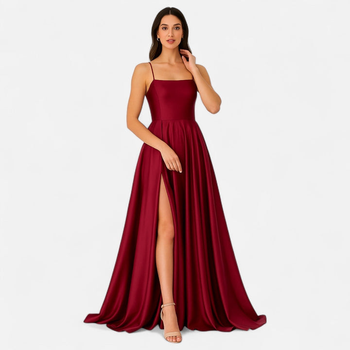 Bethany | Women Wedding Guest Dress Slit Maxi Dress