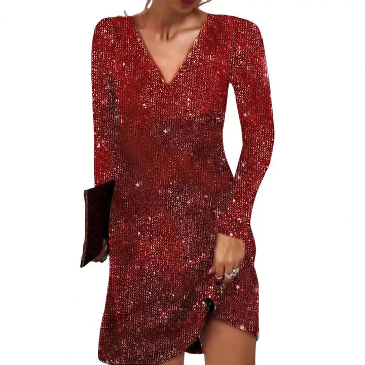 Taren | Women’s Elegant V-Neck Wrap Dress