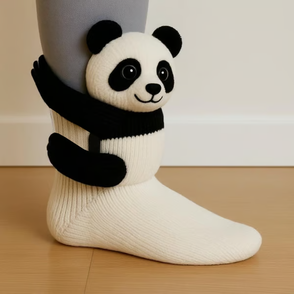 Cotton Socks 3D Animal Design Women