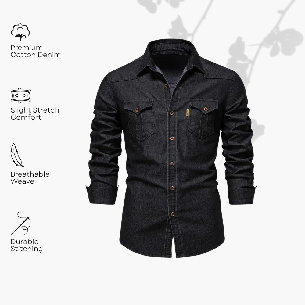 Beckford Cotton Denim Shirt