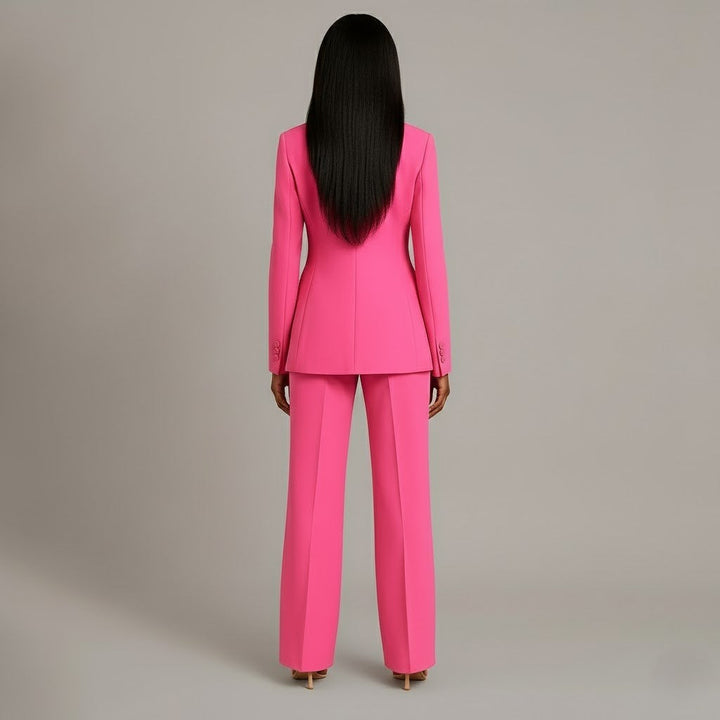 Christian | Chic Formal Suit Set with Tailored Long Blazer for Women