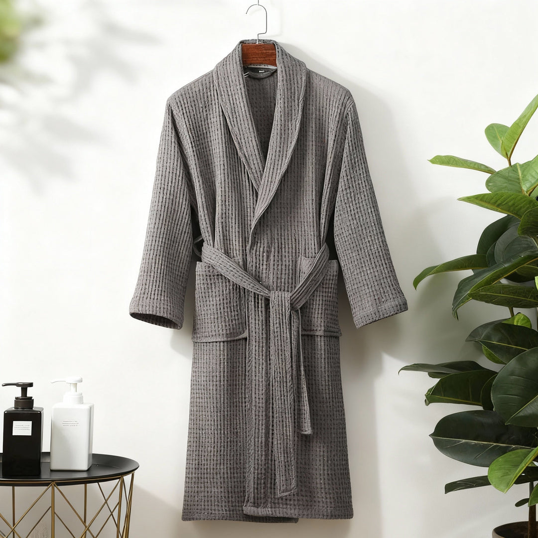 Elizabeth | Women’s Spring Waffle Lounge Robe