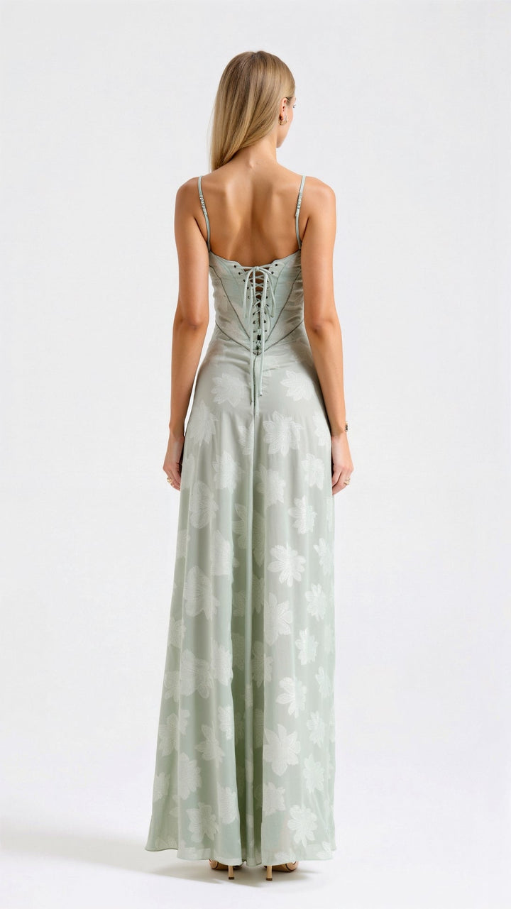 Gabriella | Women Wedding Guest Bustier Maxi Dress