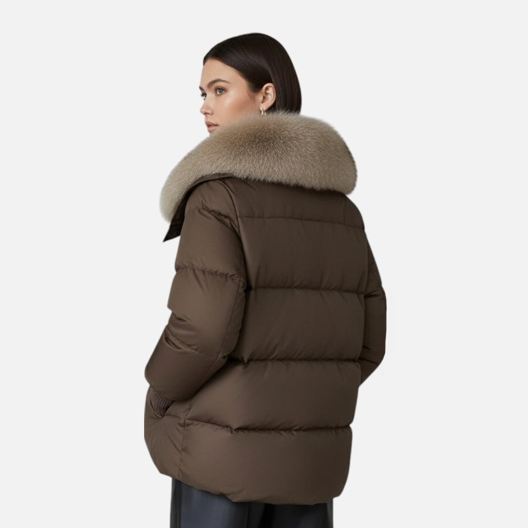 Joneex | Women’s Fur-Collar Down Cotton Jacket