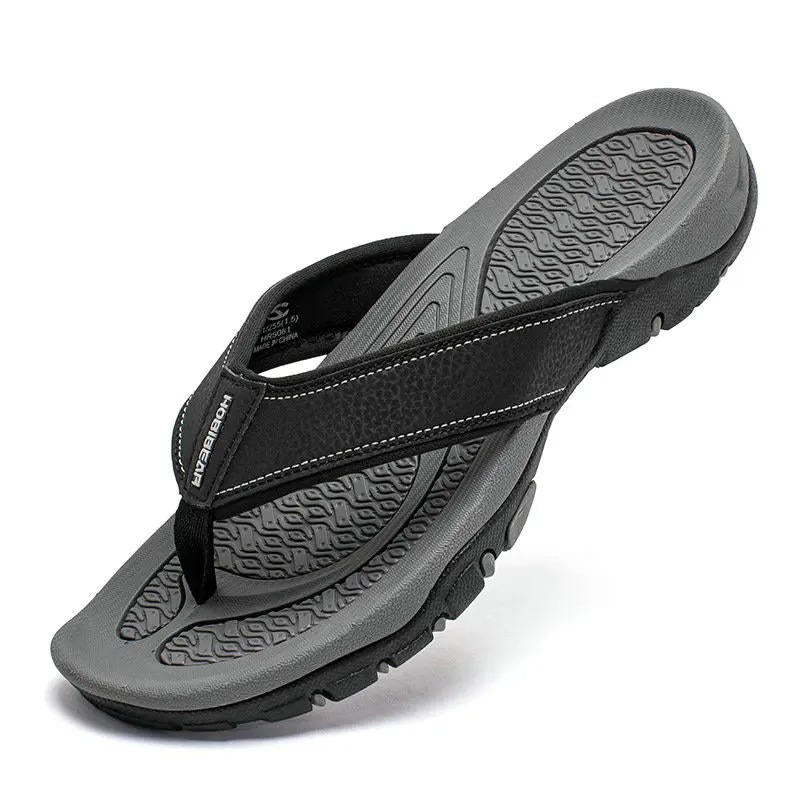 Men's Athletic Flip Flops With Orthopedic Arch Support