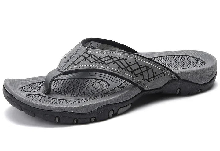 Men's Athletic Flip Flops With Orthopedic Arch Support