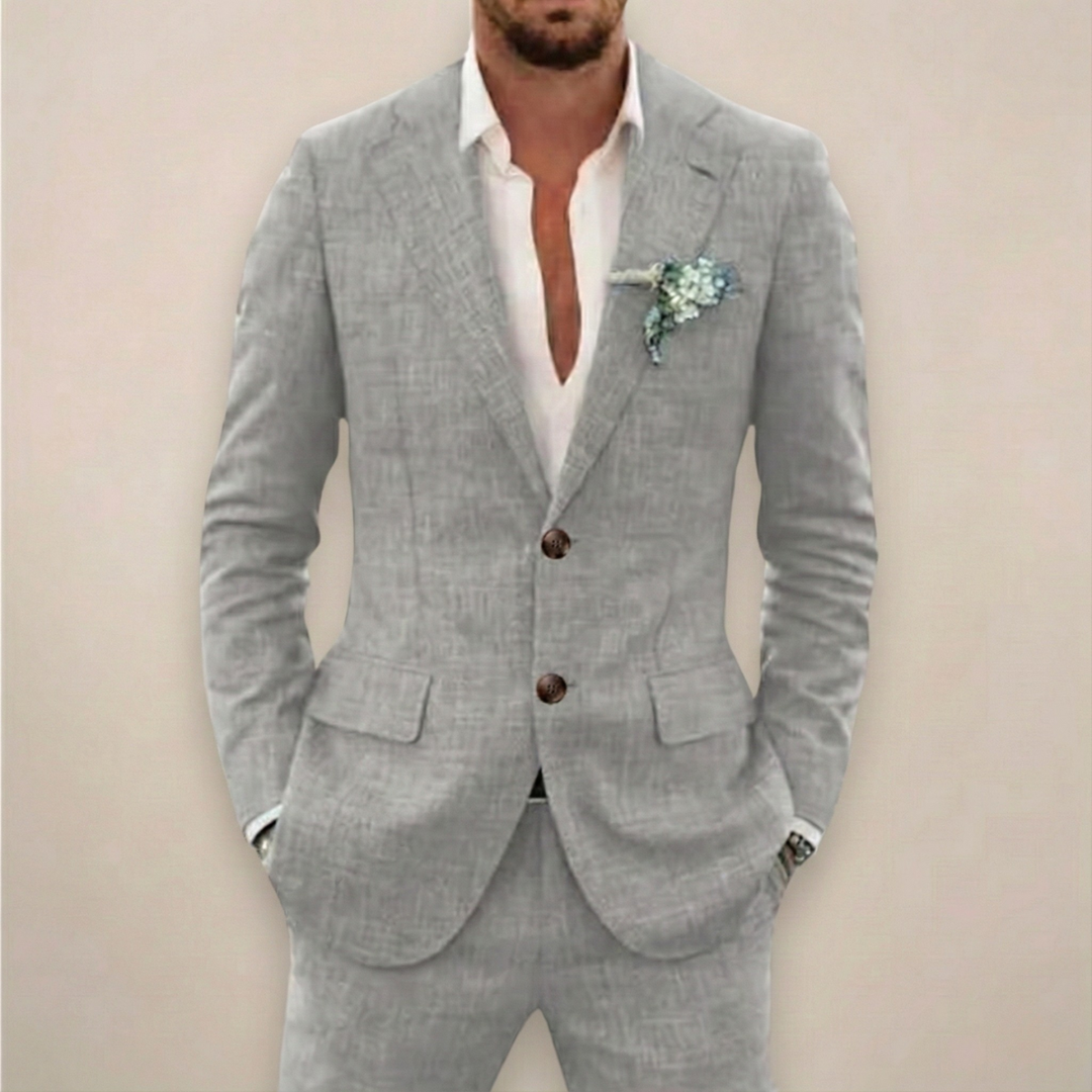 Beau | Men’s Two Piece Single Breasted Suit Set