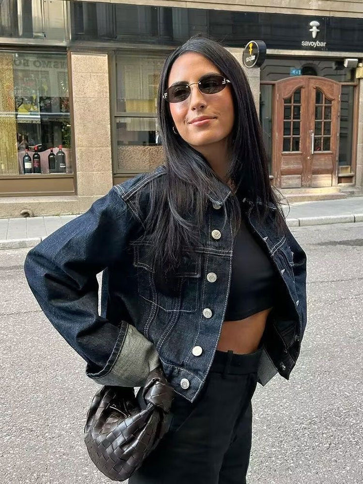 Nancy | Women’s Spring Cropped Jacket Pants Set