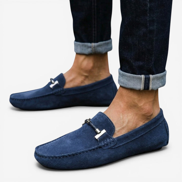 Men’s Breathable Slip-On Loafers for Summer Walking