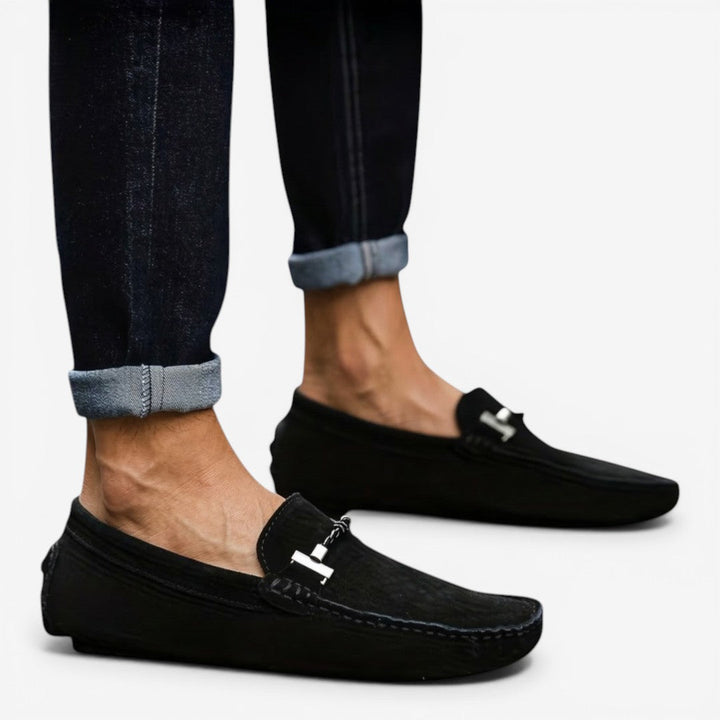 Men’s Breathable Slip-On Loafers for Summer Walking