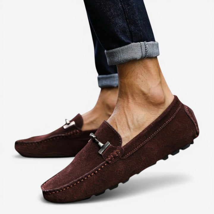Men’s Breathable Slip-On Loafers for Summer Walking