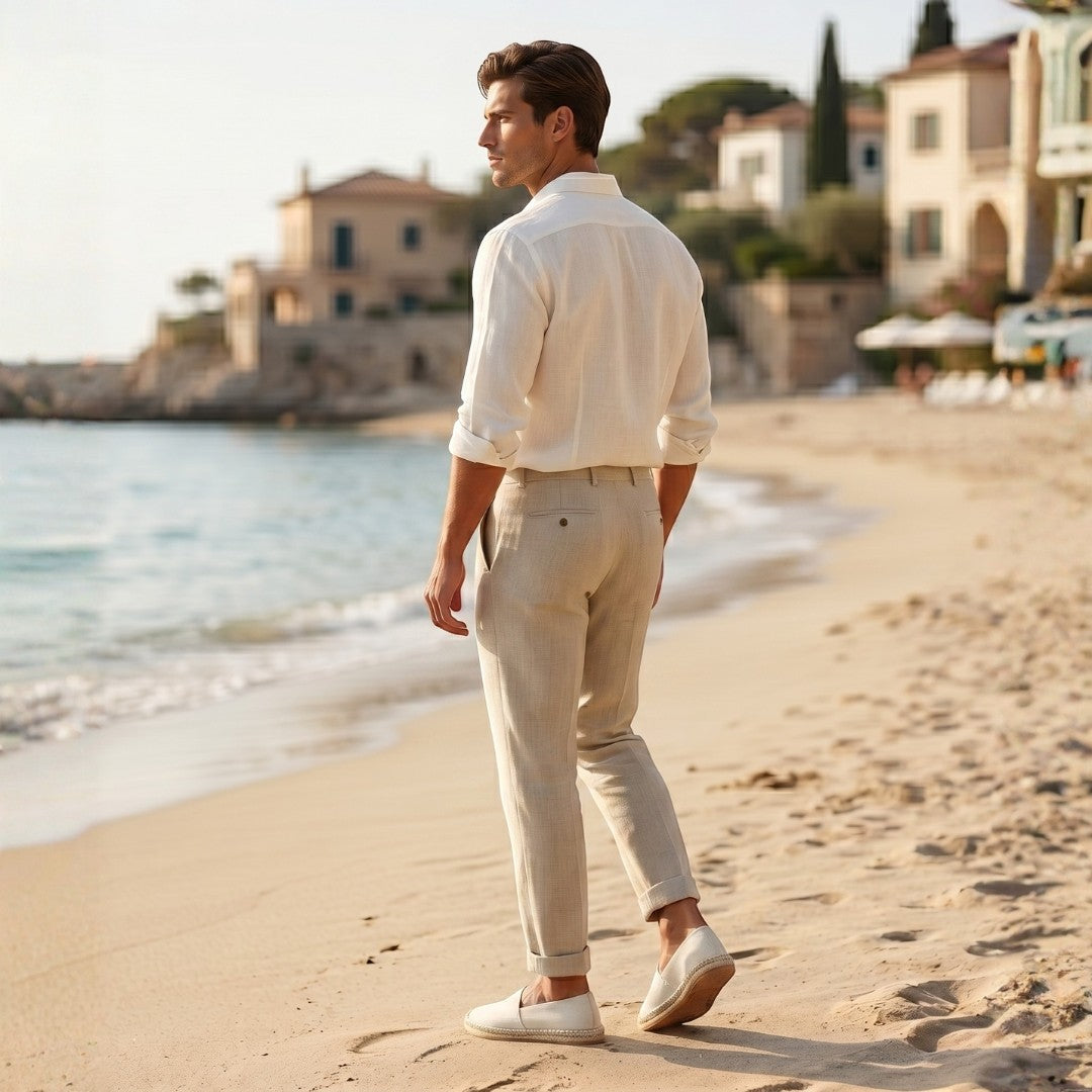 Men’s Comfortable Slip-On Loafers for Beach and Casual Wear