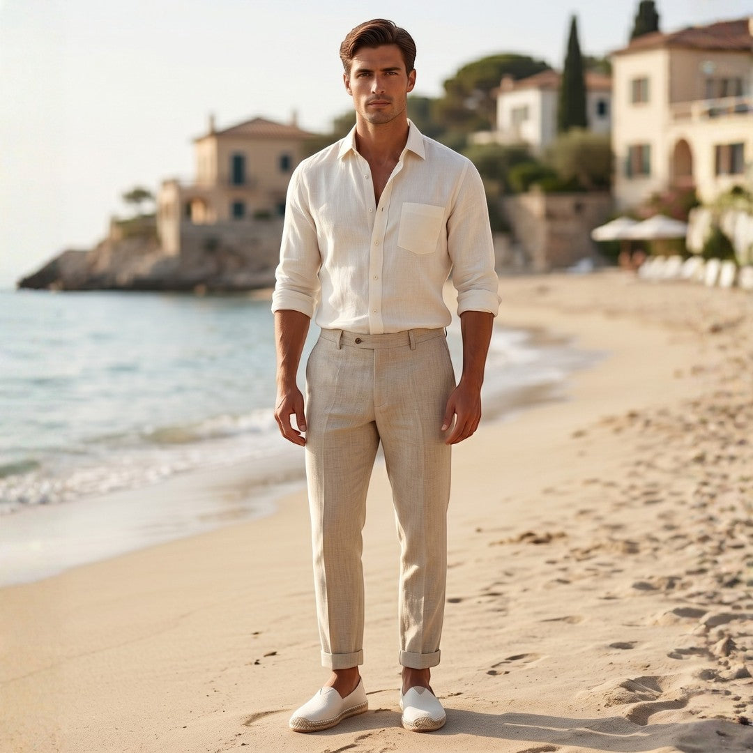 Men’s Comfortable Slip-On Loafers for Beach and Casual Wear
