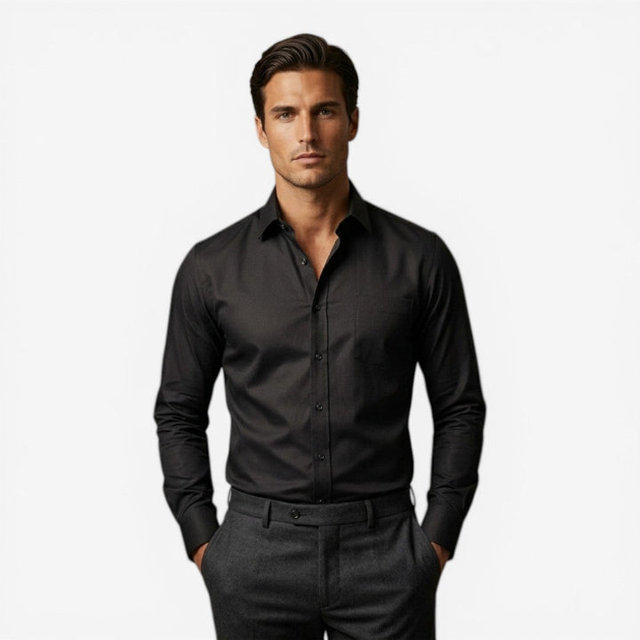 Men’s Formal Shirt Long Sleeve Slim Fit Office Ready Style