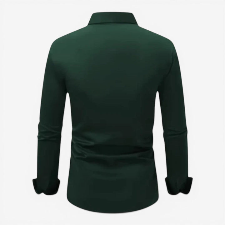 Joneex | Men’s Long Sleeve Formal Shirt Cotton Slim Fit Office Wear