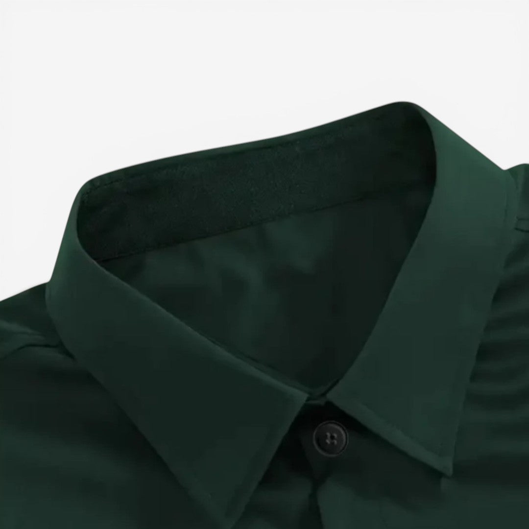 Joneex | Men’s Long Sleeve Formal Shirt Cotton Slim Fit Office Wear