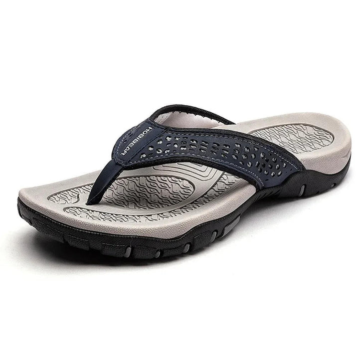 Men's Athletic Flip Flops With Orthopedic Arch Support
