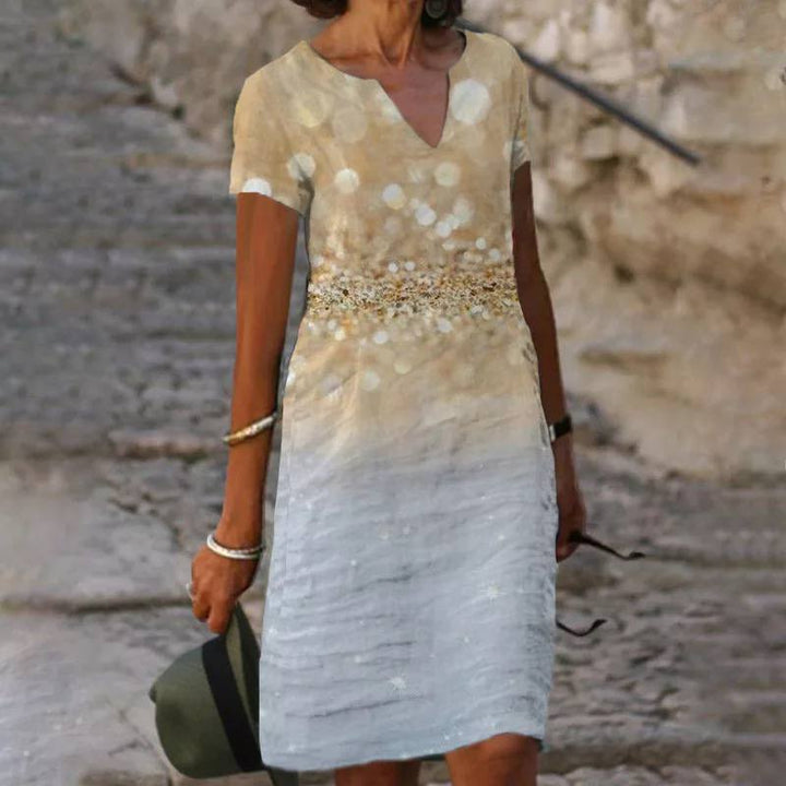 Judie | Short-sleeved Floral Summer Dress for Women | Mini
