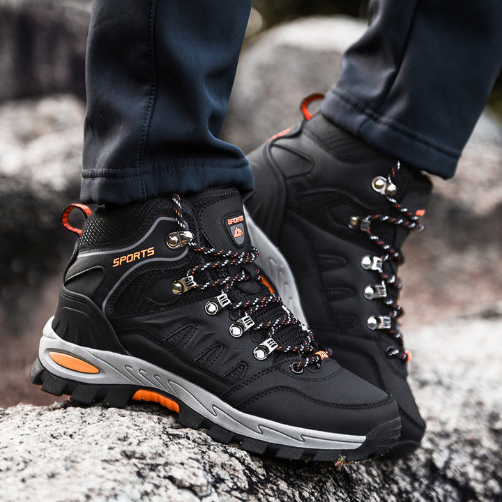 Men’s Mid Height Waterproof Work Boots – Durable Safety Footwear