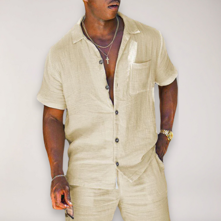 Cameron | Men’s Two Piece Summer Relaxed Set