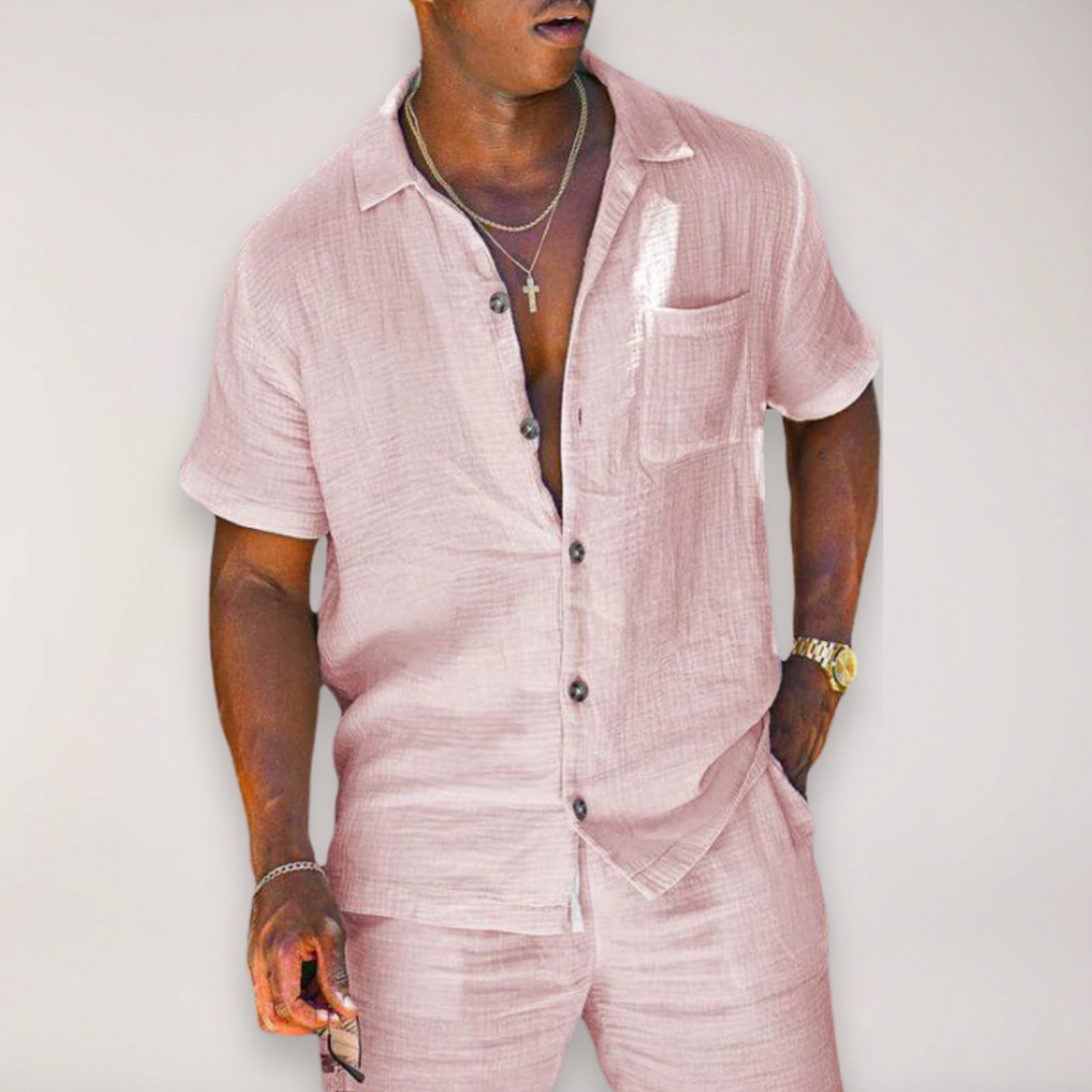 Cameron | Men’s Two Piece Summer Relaxed Set