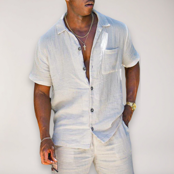 Cameron | Men’s Two Piece Summer Relaxed Set