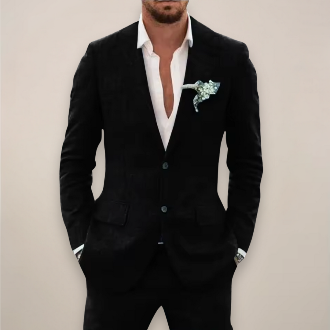 Beau | Men’s Two Piece Single Breasted Suit Set