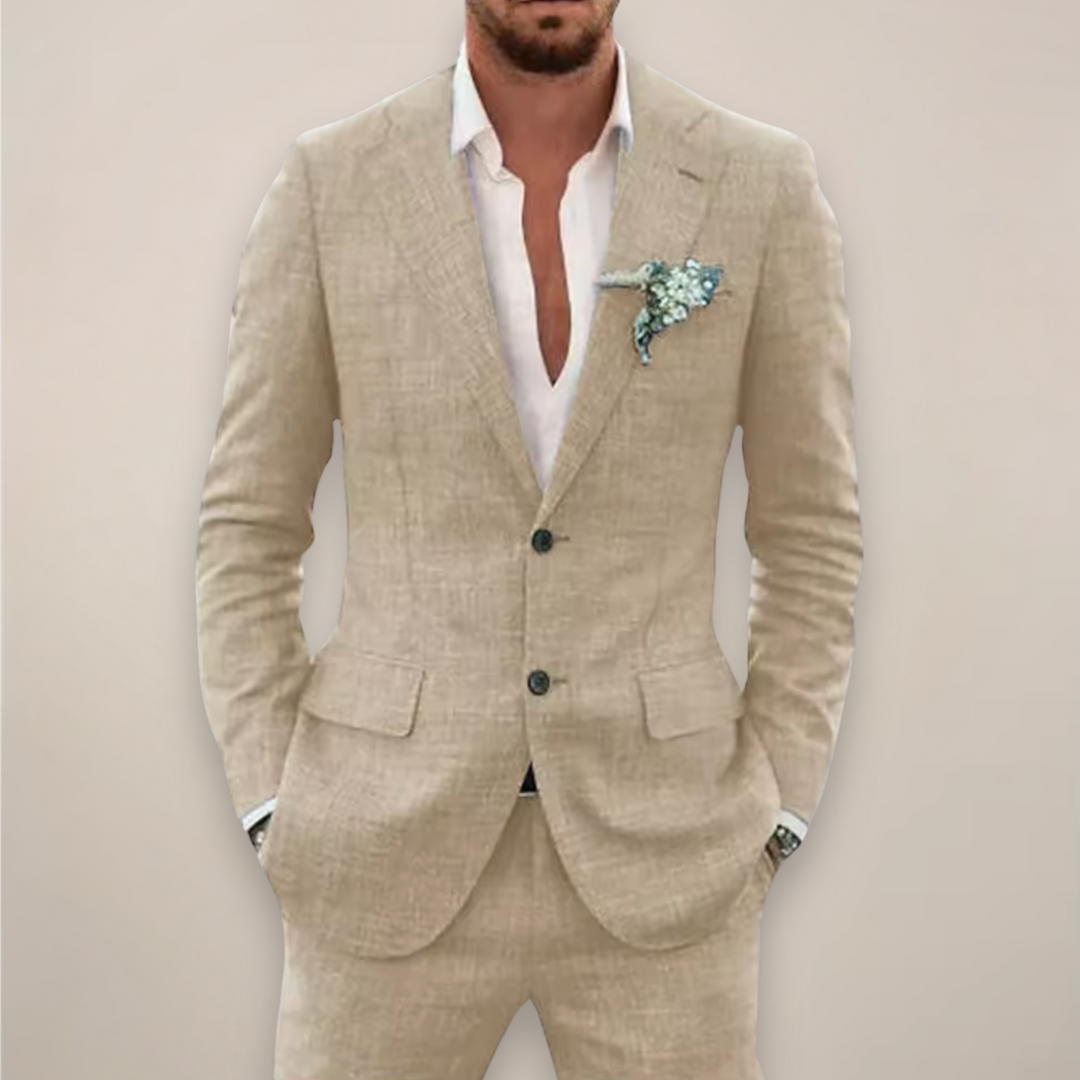 Beau | Men’s Two Piece Single Breasted Suit Set