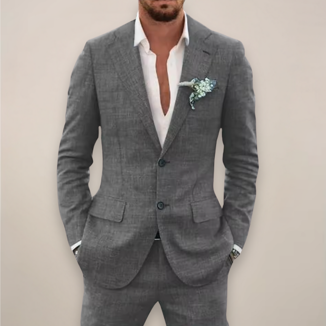 Beau | Men’s Two Piece Single Breasted Suit Set