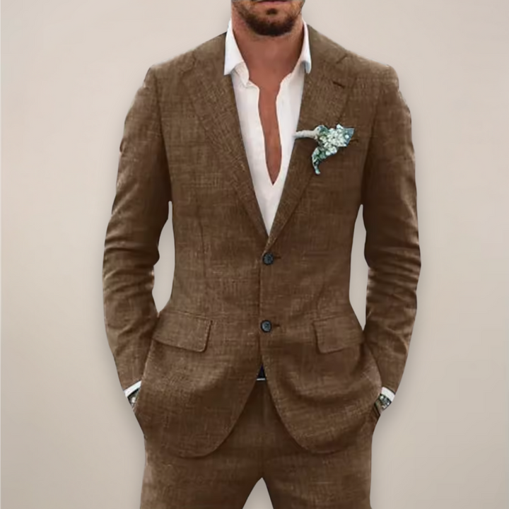 Beau | Men’s Two Piece Single Breasted Suit Set