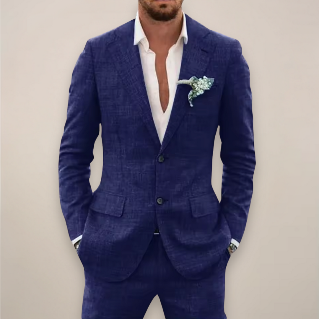 Beau | Men’s Two Piece Single Breasted Suit Set