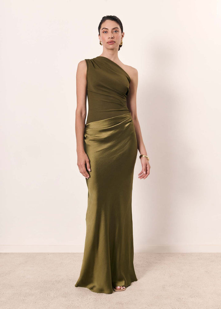 Beatrice | Women Wedding Guest Dress One-Shoulder Evening Dress