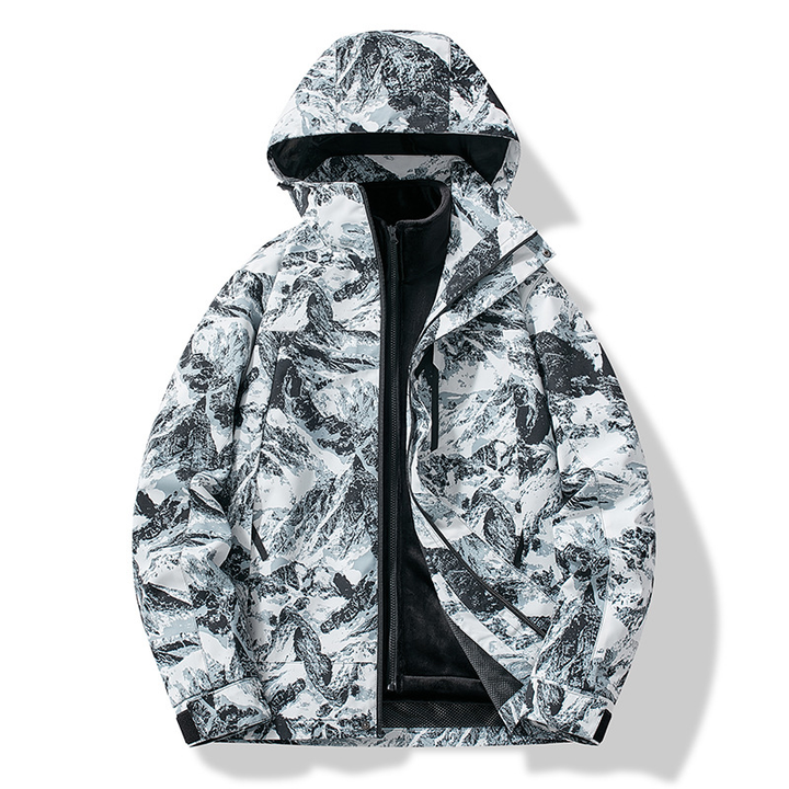 Daniel | Men’s Mountain Print Ski Jacket