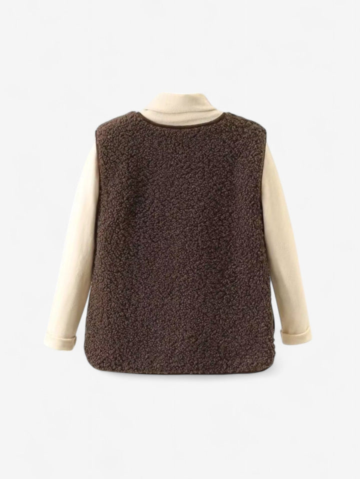 Women’s Sleeveless Button Down Gilet Vest