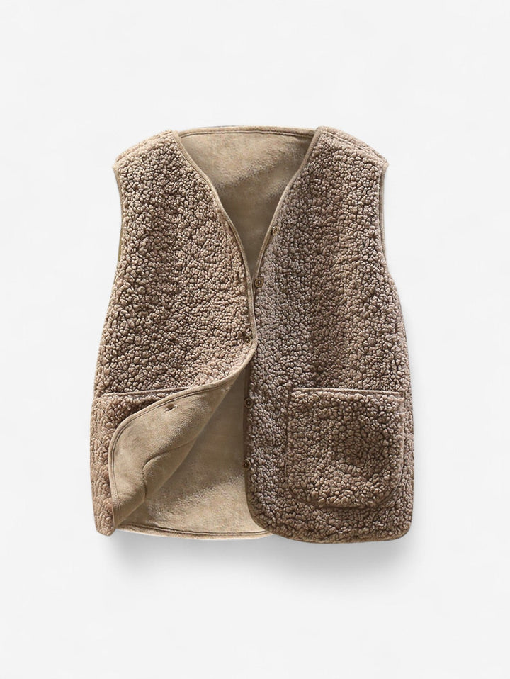 Women’s Sleeveless Button Down Gilet Vest