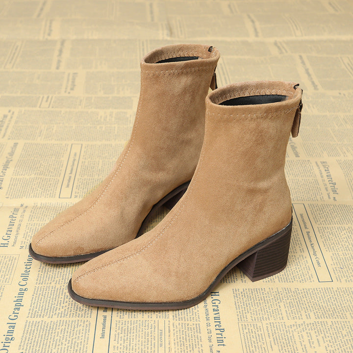 Giuliana | Elegant Suede Ankle Boots