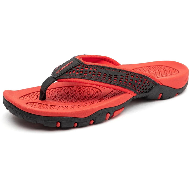 Men's Athletic Flip Flops With Orthopedic Arch Support