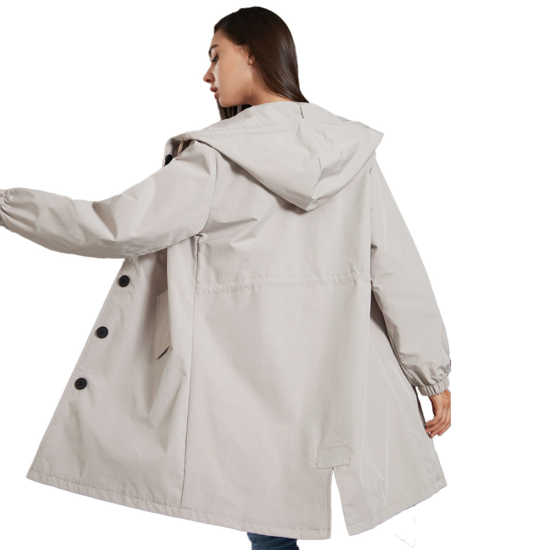 Elsie | Women’s Relaxed Fit Drawstring Hood Coat
