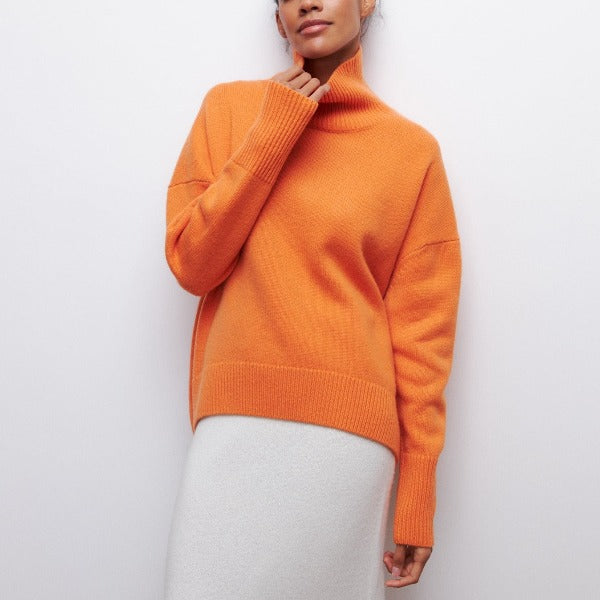 Avery™ | High Neck Cashmere Pullover