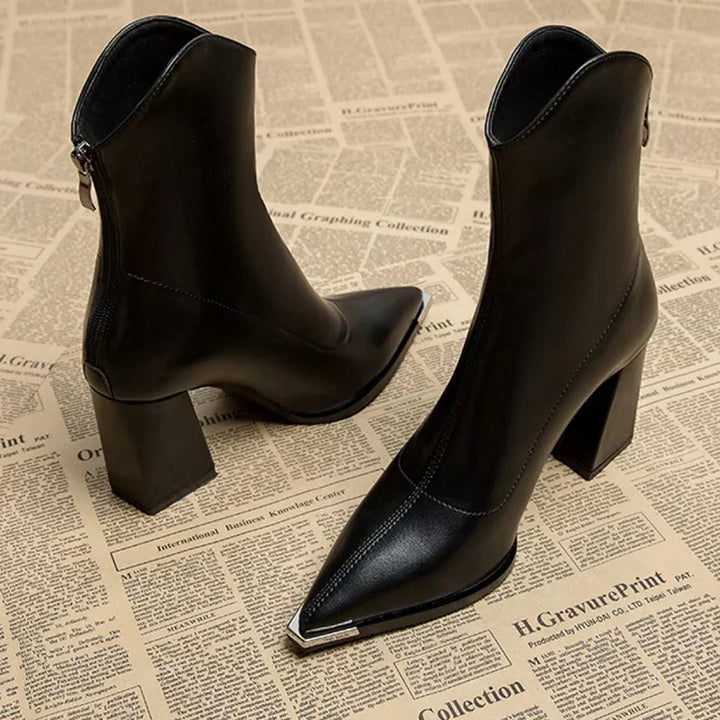 Abigail | Women’s Spring Pointed Heel Ankle Boots