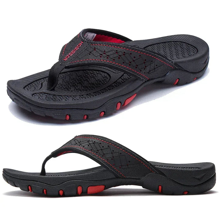 Men's Athletic Flip Flops With Orthopedic Arch Support