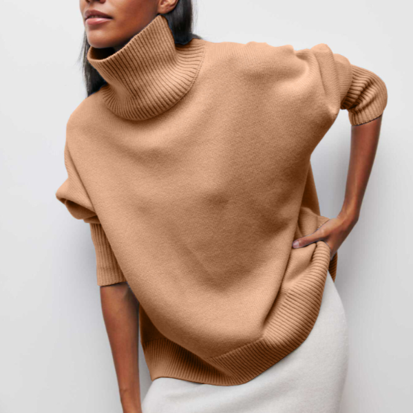 Avery™ | High Neck Cashmere Pullover
