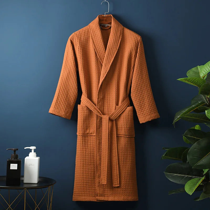 Elizabeth | Women’s Spring Waffle Lounge Robe