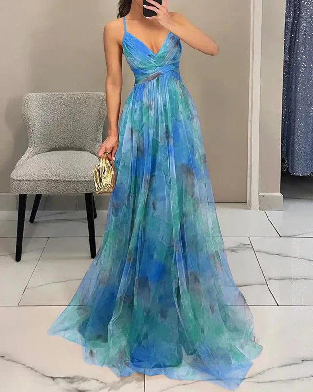 Margaret | Women’s Elegant Floral Maxi Dress