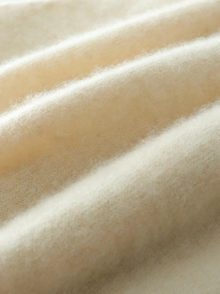 Women’s Cashmere Wrap Sweater – Soft Crossover Knit for Effortless Elegance